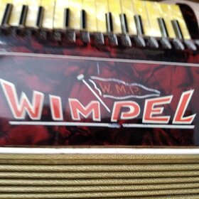 stara harmonika wimper w.m.p. perletova,ligna - 6