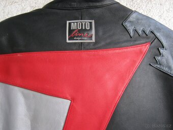 Moto kožená bunda MOTO Line vel.52 (L) - 6