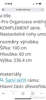 Šatní skříň ikea - 6