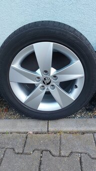 Alu kola originál Škoda Fabia III, Rapid 5x100 R15 - 6