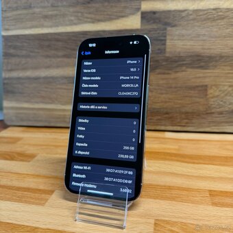 IPhone 14 Pro 256GB, bílý/ stříbrný, eSIM (rok záruka) - 6