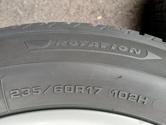 Prodám sadu ALU kol Rial 235/60R17 zimní - 6