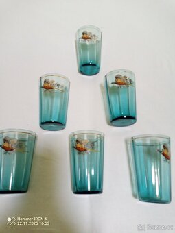 Retro skleničky- Bažant - 6