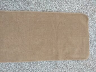 Nová unisex zimní šála - příjemný materiál, béžová, 150 cm - 6