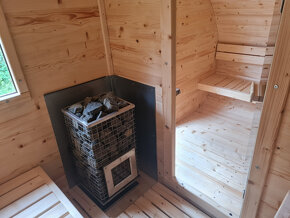 Oválná sauna s odpočívárnou - 6