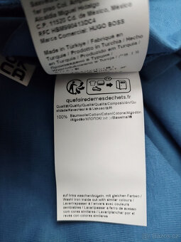 Pánské bavlněné tričko Hugo Boss - 6