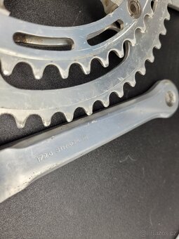 Kliky Campagnolo Super Record No Fluted, 1987, délka 172.5mm - 6