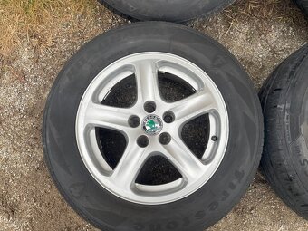 Alu kola 5x100 R15 pneu letní 195/65 R15 - 6