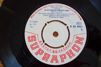 SP desky Waldemar Matuška 1966-1971-set 6 ks - 6