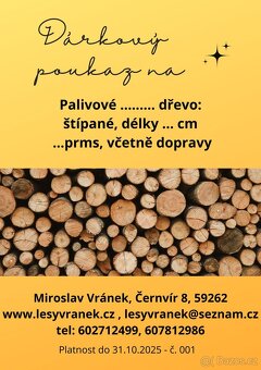 Palivové dřevo Brno, Bílovice nad Svitavou - doprava ZDARMA - 6