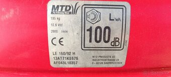 Zahradní traktor MTD LE 160/92H SUPER STAV - 6