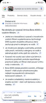 NOVÝ -Oceněný vysavač Arnica Bora 4000 s vodní filtrací a HE - 6