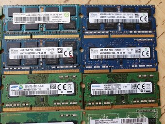 47x ddr3 4gb do Notebooku. Kus : 150kč. - 6