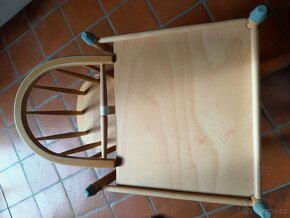 Dětská dřevěná jídelní židlička Bernkop - 6