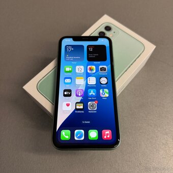 iPhone 11 128GB zelený, bez škrábance, 100% baterie - 6