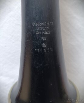 V. Kohlert's Sons Graslitz klarinet s pouzdrem - 6