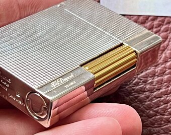 🔥 S.T.Dupont Gatsby, Diamond Head Bicolor 18k Zlato/Stříbro - 6