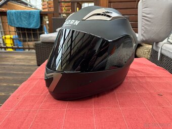 Integrální motocyklová helma – černý mat – vel. XS (53–54 cm - 6
