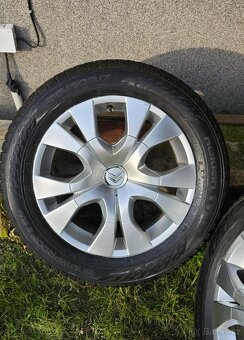 Prodám sadu ALU kola + zímní pneu Citroen - 6