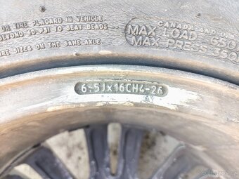 16" alu kola / disky 4x108 kola Citroen Peugeot - 6