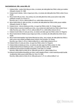 Jarní balíček vel. 146 - trička, mikiny, tepláky, bundičky.. - 6