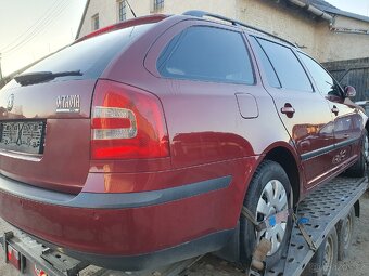 Škoda Octavia 2 combi 1.9 TDI díly - červená met. 9892 - 6