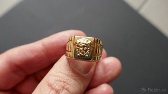 ZLATÉ PRSTENY VERSACE 13.15G//4.1G//14 KARÁTŮ 585 PUNCOVÁNO - 6