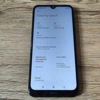 Xiaomi Redmi Note 8T Dual - 6.3"IPS FULL HD+/ 5GB RAM/64GB - 6