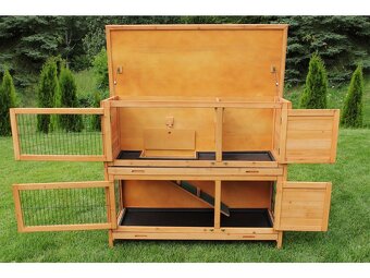 Králíkárna Dvoupatrová KK20 (120x51x105cm) - 6