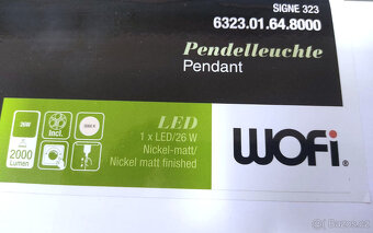 Stmívatelný LED lustr na lanku SIGNE Wofi Hexagony - 6