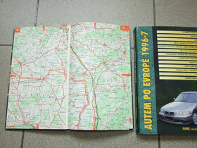 3ks staré autoatlasy: ČSSR 1985 + Evropa 1996 + Europa 1967 - 6