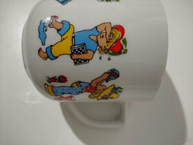 Retro dětský hrnek, značený, oťuk - 6
