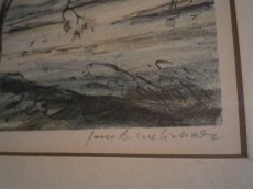 obraz -Litografie J.B. Melichar 1908 +1994 - 6