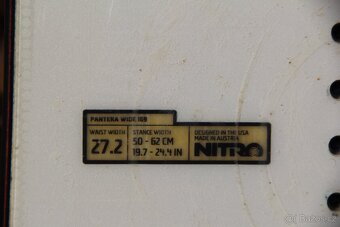 snowboard nitro pantera wide 169cm - 6