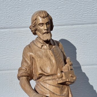 Dřevěná socha svatý Josef - 6