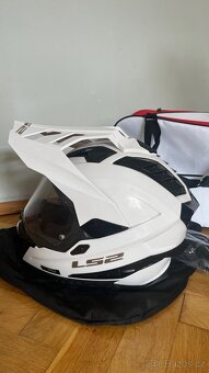 Helma LS2 MX701 EXPLORER SOLID WHITE- L - 6