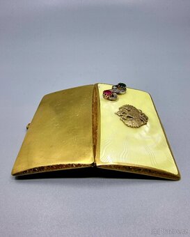Pouzdro na cigarety Karl Faberge v krabičce z drahého - 6