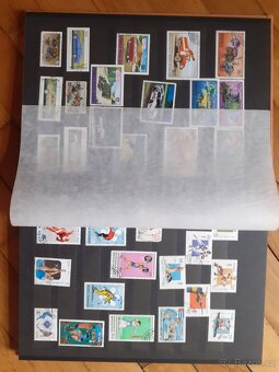 POŠTOVNÍ ZNÁMKY, FILATELIE - 3X ALBUM - 6