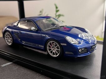 1:18 PORSCHE CAYMAN R - Blue - GT-Spirit Limited - 6