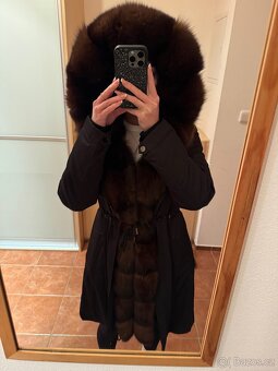 Zimní parka s vložkami norky - 6