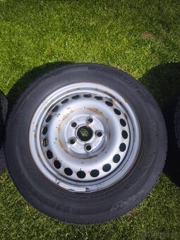 Nazutá pěkná nezničená kola r16 5x120 včetně pneu 205/65 C - 6