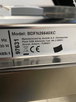 Nepoužitá myčka Beko BDFN26640XC - 6