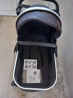 CHIPOLINO Kočárek kombinovaný HAVANA 2v1 Anthracite - 6