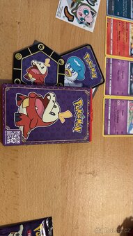 Jedenáct karet Pokémonů a desková hra Pokémon + samolepky - 6