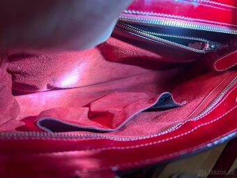 Kabelka Red Gucci Guccissima Mayfair Tote Bag - 6