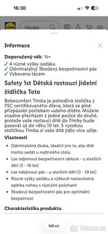 Rostoucí židle pro děti - 6