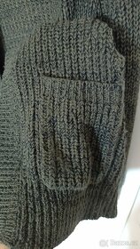 Khaki zelený cardigan vel. XS - 6