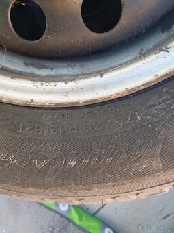 Letní pneumatiky – 175/70 R13 82T + disky - 6