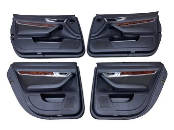 Sedačky černá kůže alcantara Audi A6 C6 4F sedan r.v. 2006 - 6