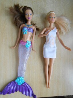 Panenky BARBIE - 2x MATTEL - zachovalé , cena celkem - 6